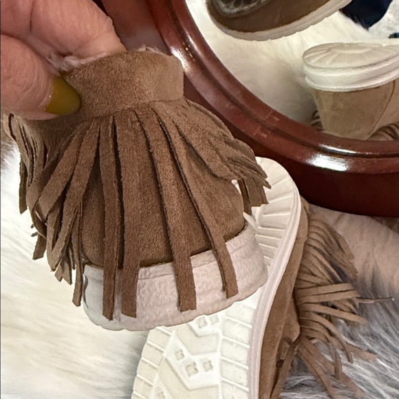 Gypsy JazzLeopard Print Women's Shoes with Tan Accents Size 6 1/2 - Picture 7 of 7